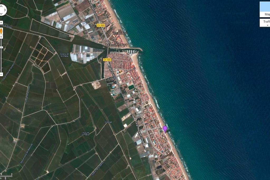 Beachfront House, Valencia, Wifi, Paddle Surf Board, Incredible Views Sueca Eksteriør billede
