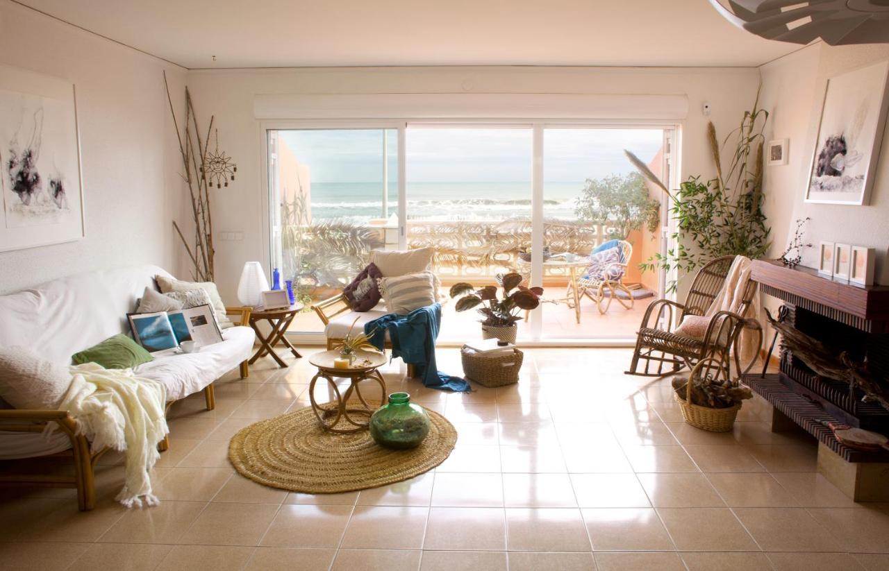 Beachfront House, Valencia, Wifi, Paddle Surf Board, Incredible Views Sueca Eksteriør billede